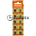 Батарейка Vinnic LR44/L1154/G13 BTV-Vin - 1